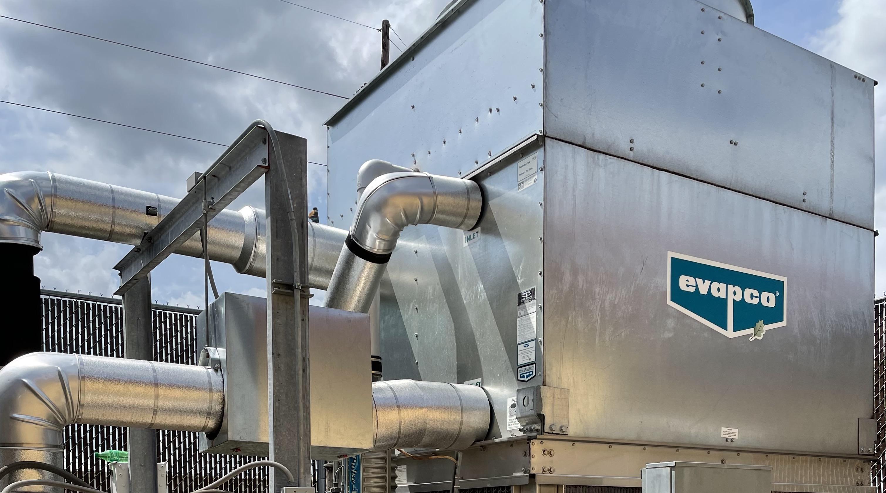Commercial HVAC with ducting Commercial HVAC with ducting
